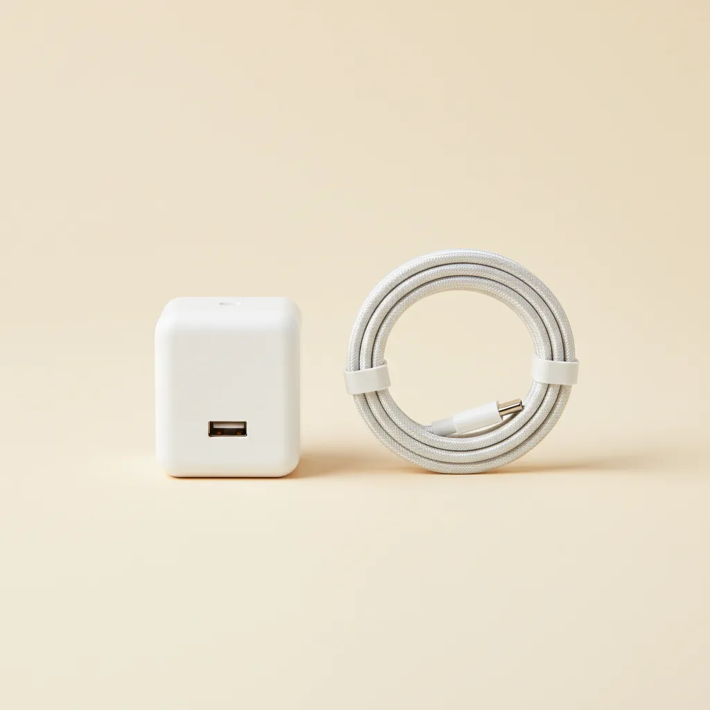 Adaptador 20 W + cabo USB-C
